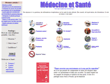 Tablet Screenshot of lexique.medecine-et-sante.com